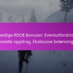 Månedlige RDO$ Bonuser: Eventutfordringer, Spesielle oppdrag, Eksklusive belønninger