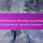 RDO$ Bonuser: Månedlige og ukentlige arrangementer, Spesielle kampanjer