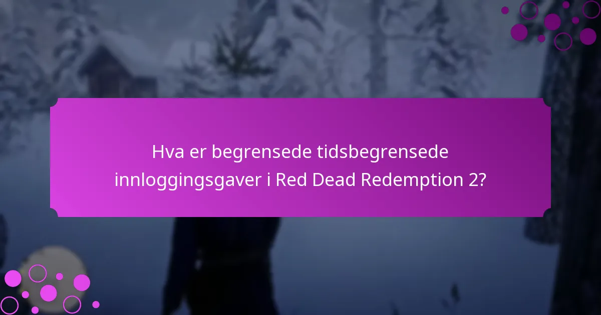 Hvordan kan spillere kreve begrensede tidsbegrensede innloggingsgaver?