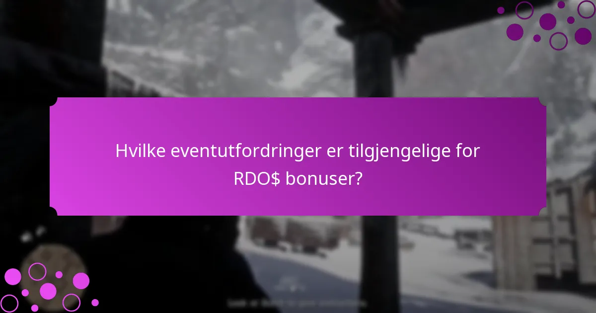 Hvilke eksklusive belønninger kan spillere tjene gjennom RDO$ bonuser?