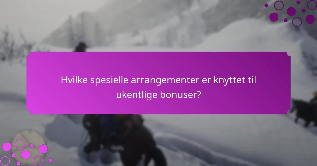 Hvilke eksklusive belønninger kan spillere tjene gjennom ukentlige bonuser?